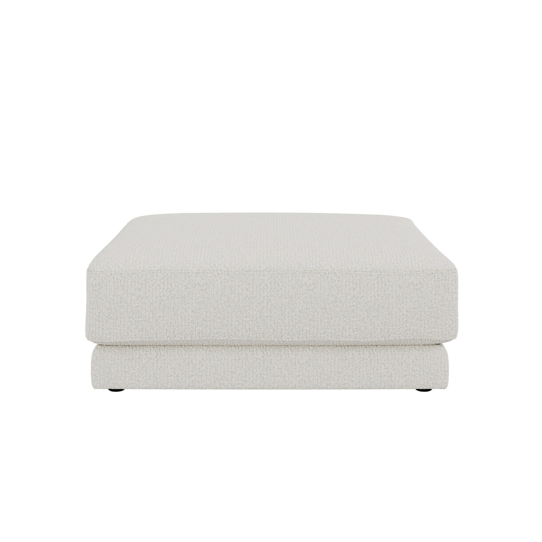 Dôme Deco MONZA Hocker in Creme – Designhocker für moderne Wohnräume