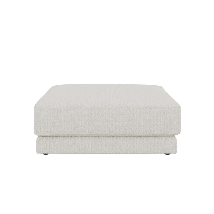 Dôme Deco MONZA Hocker in Creme – Designhocker für moderne Wohnräume