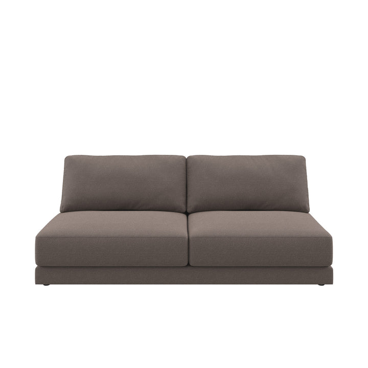 Dôme Deco MONZA Modul Rückenlehne 210 in Creme – modulares Designsofa für moderne Wohnräume