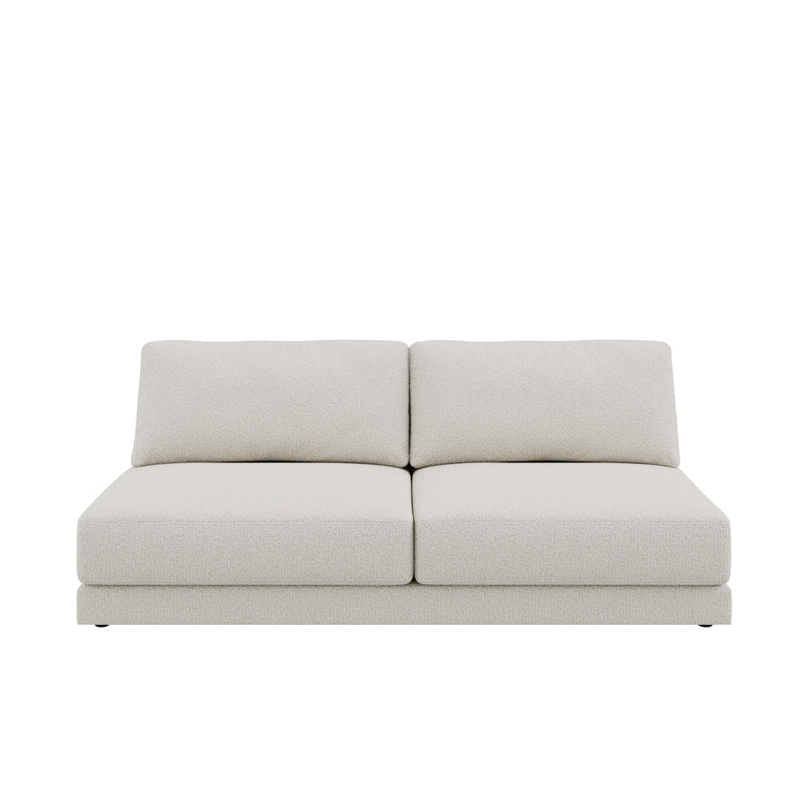 Dôme Deco MONZA Modul Rückenlehne 210 in Creme – modulares Designsofa für moderne Wohnräume