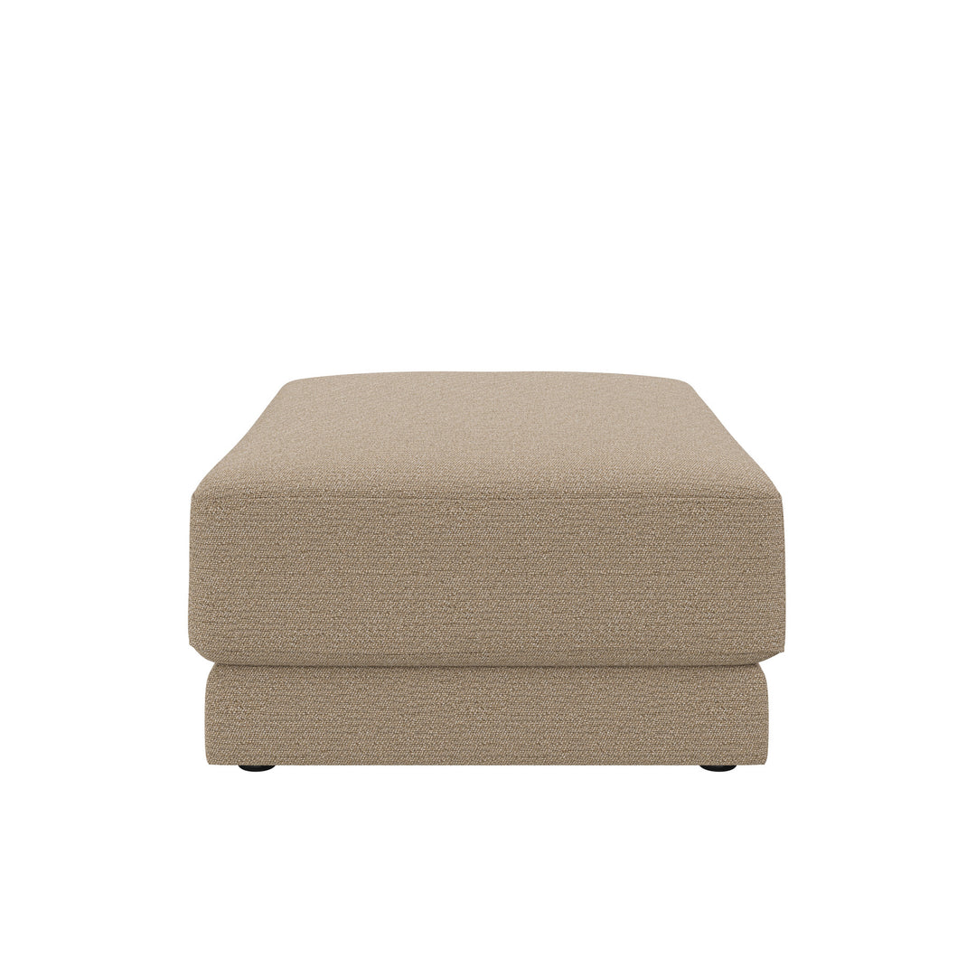 Dôme Deco MONZA Modul low in Creme – modulares Designsofa für moderne Wohnräume