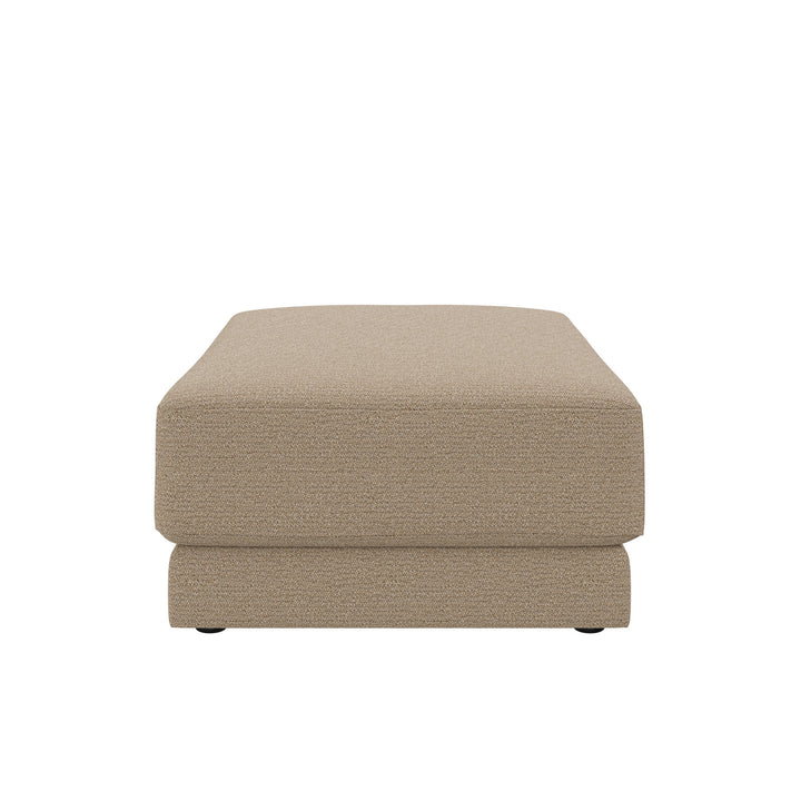 Dôme Deco MONZA Modul low in Creme – modulares Designsofa für moderne Wohnräume