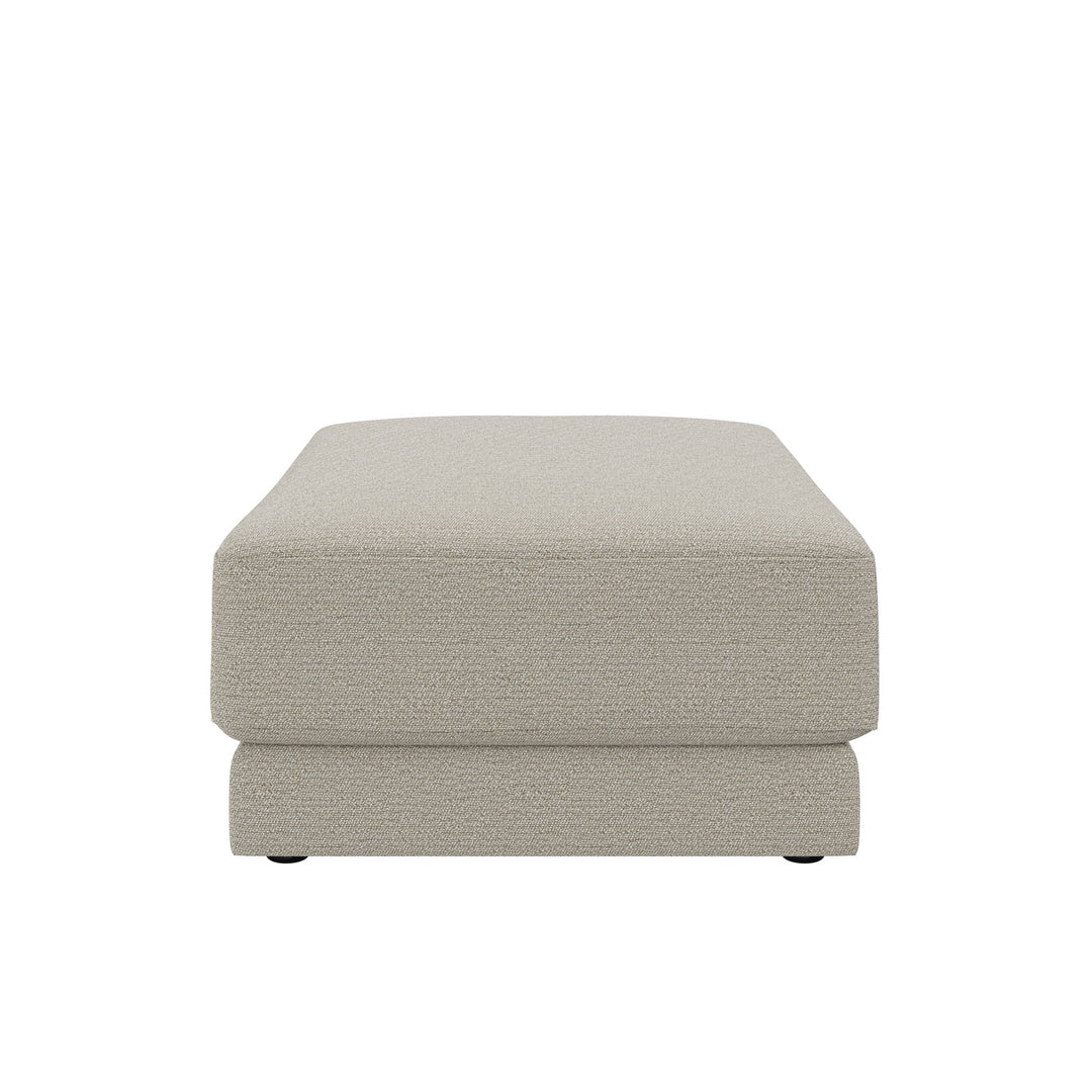 Dôme Deco MONZA Modul low in Creme – modulares Designsofa für moderne Wohnräume