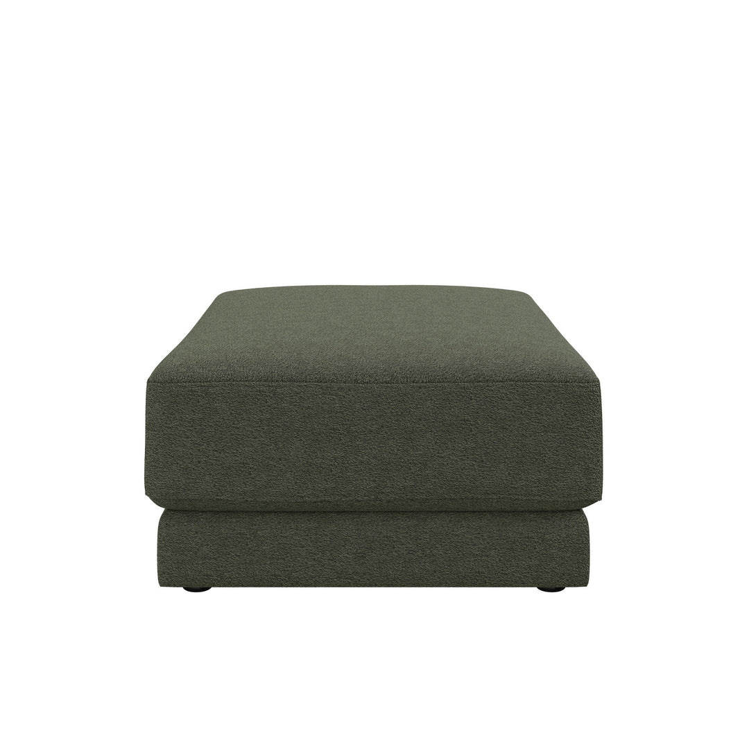 Dôme Deco MONZA Modul low in Creme – modulares Designsofa für moderne Wohnräume