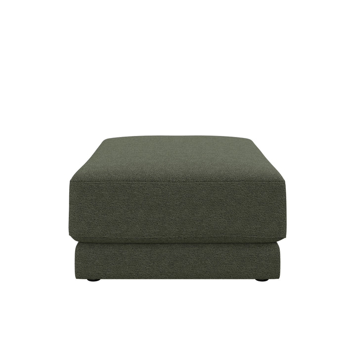 Dôme Deco MONZA Modul low in Creme – modulares Designsofa für moderne Wohnräume
