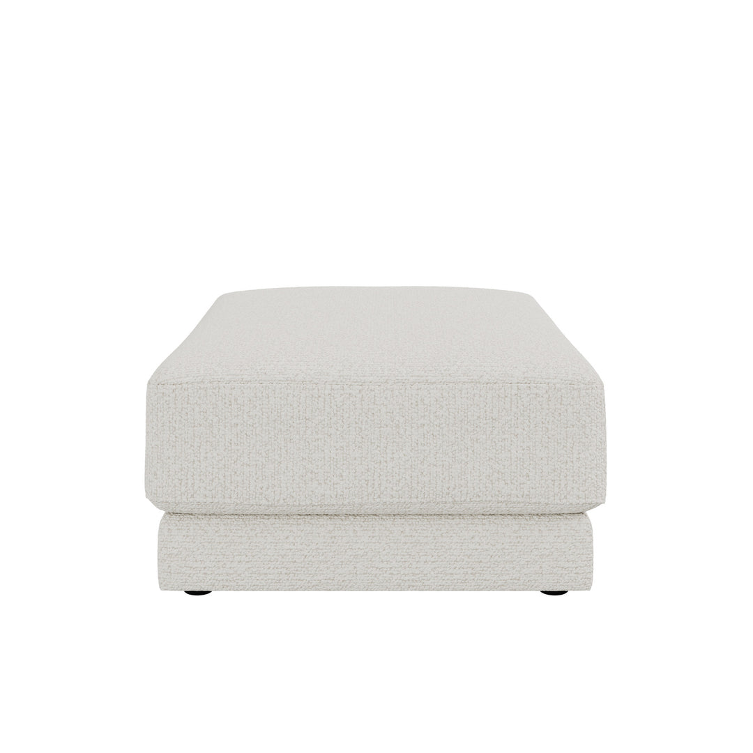 Dôme Deco MONZA Modul low in Creme – modulares Designsofa für moderne Wohnräume