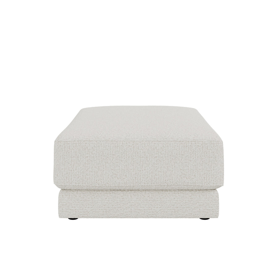 Dôme Deco MONZA Modul low in Creme – modulares Designsofa für moderne Wohnräume