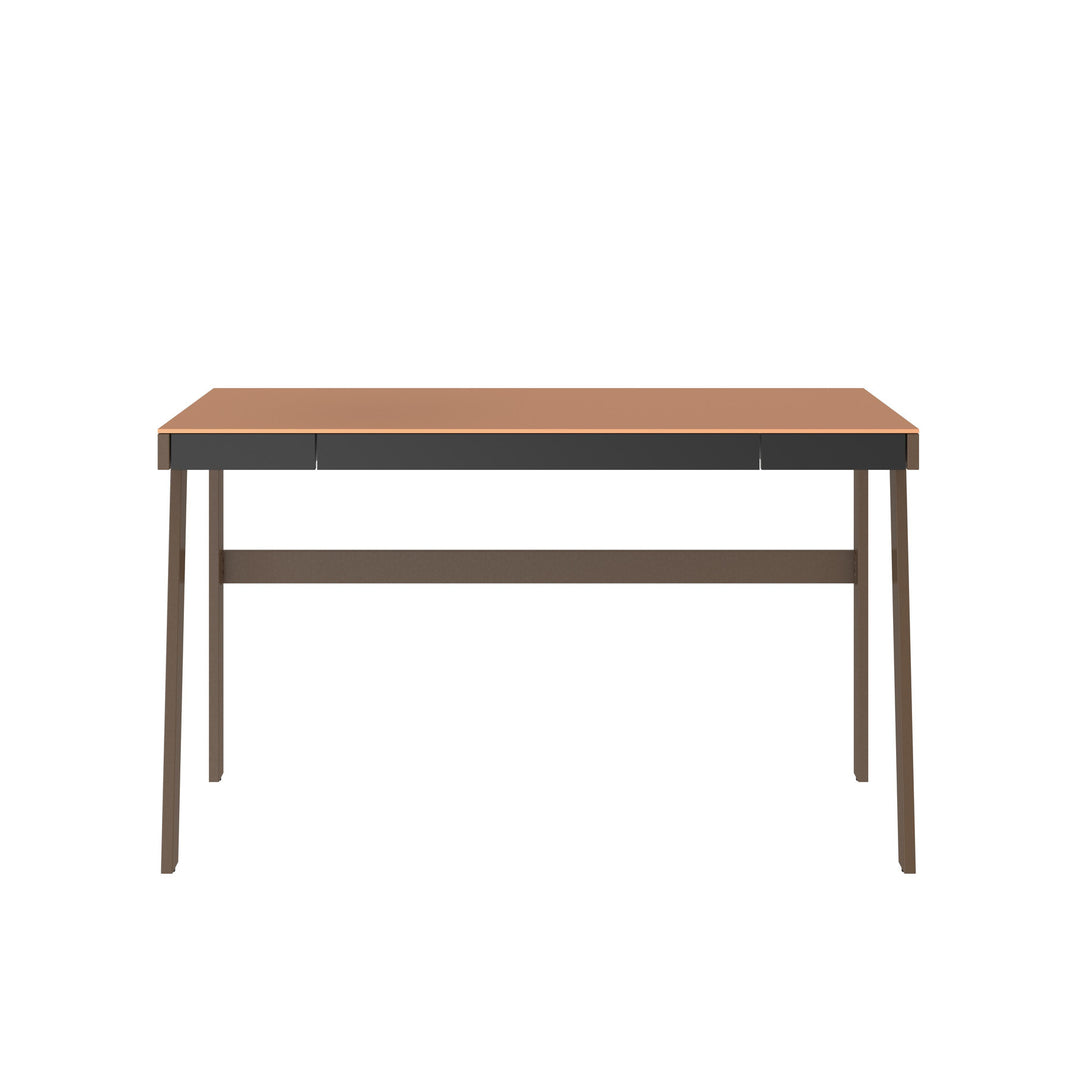 Dôme Deco KANT Schreibtisch in Braun – Design-Wohnaccessoire im modernen Dôme-Deco-Stil