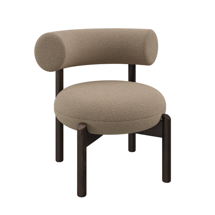 Dôme Deco BOW Sessel in Creme – Designsessel für elegante Wohnräume