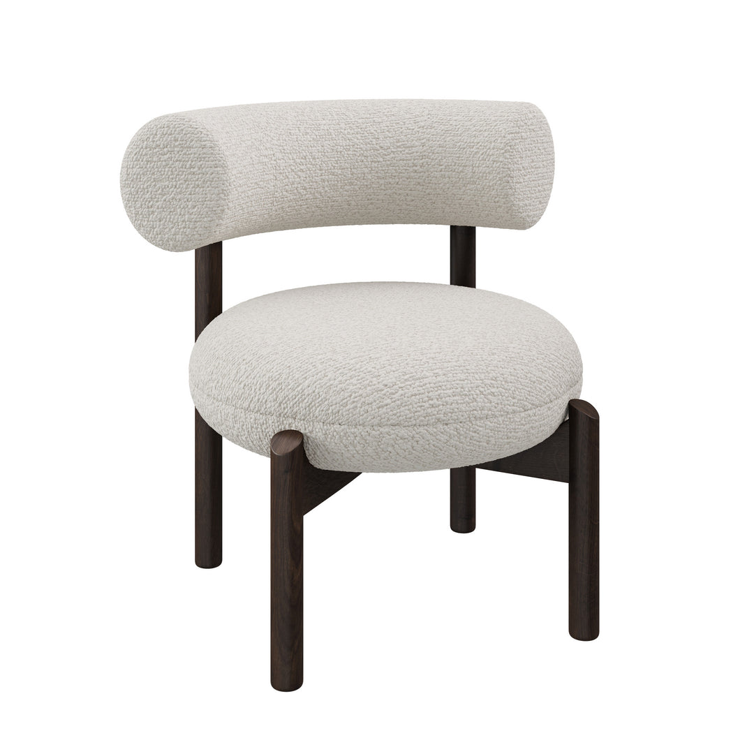 Dôme Deco BOW Sessel in Creme – Designsessel für elegante Wohnräume