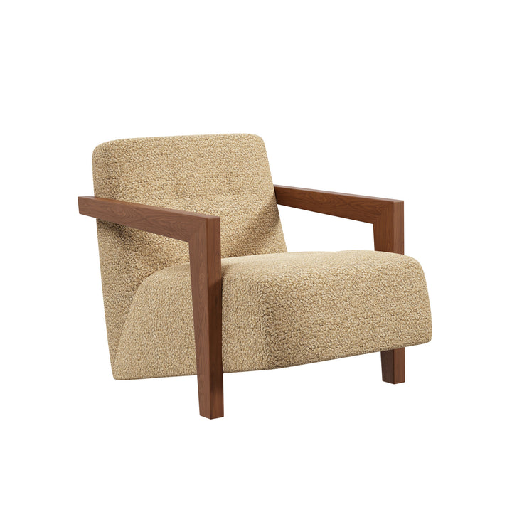 Dôme Deco DARREN Sessel in Beige – Designsessel für elegante Wohnräume