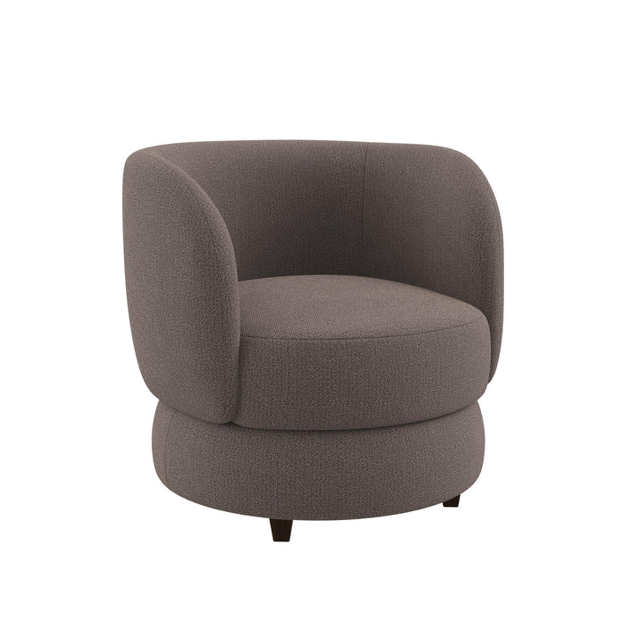 Dôme Deco SYDNEY Drehsessel in Creme – moderner Drehsessel mit Loungekomfort
