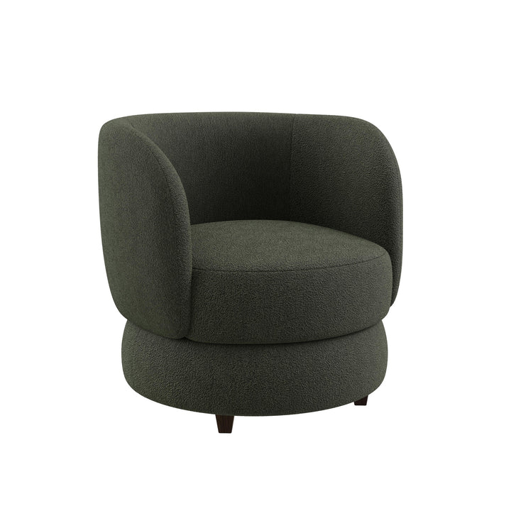 Dôme Deco SYDNEY Drehsessel in Creme – moderner Drehsessel mit Loungekomfort