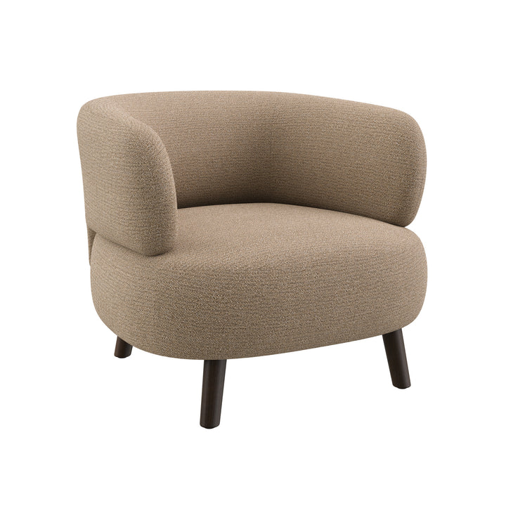 Dôme Deco BENSON Sessel in Creme – Designsessel für elegante Wohnräume