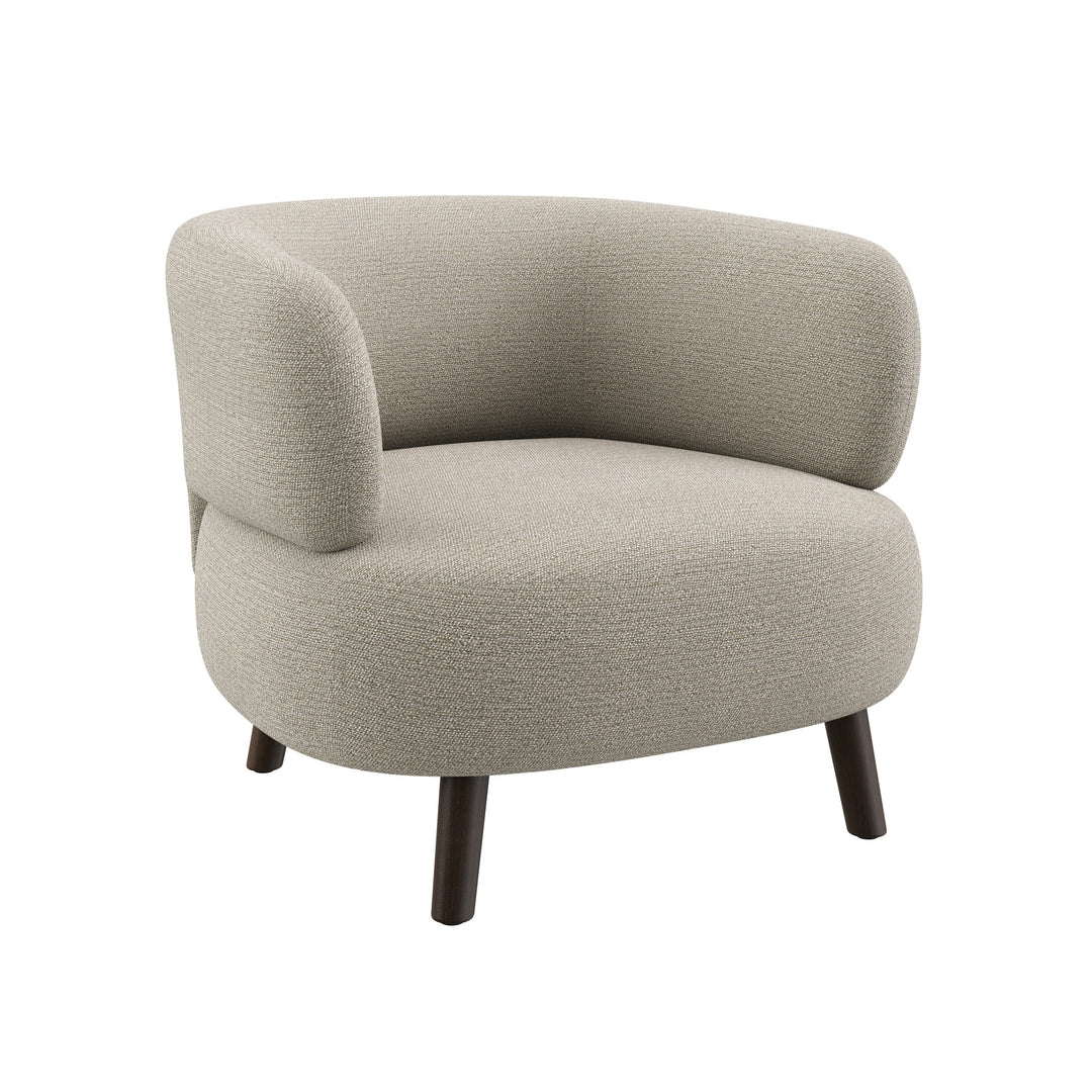 Dôme Deco BENSON Sessel in Creme – Designsessel für elegante Wohnräume