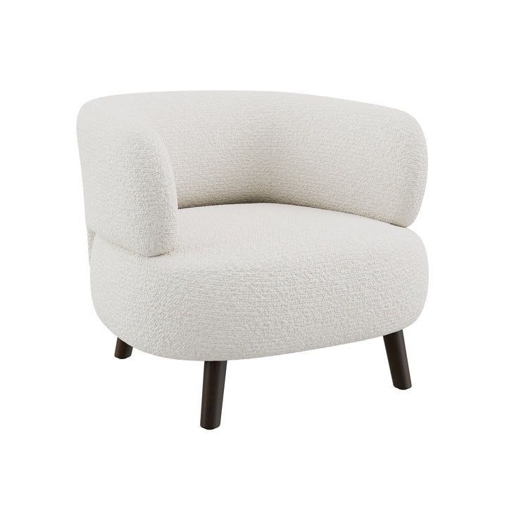 Dôme Deco BENSON Sessel in Creme – Designsessel für elegante Wohnräume