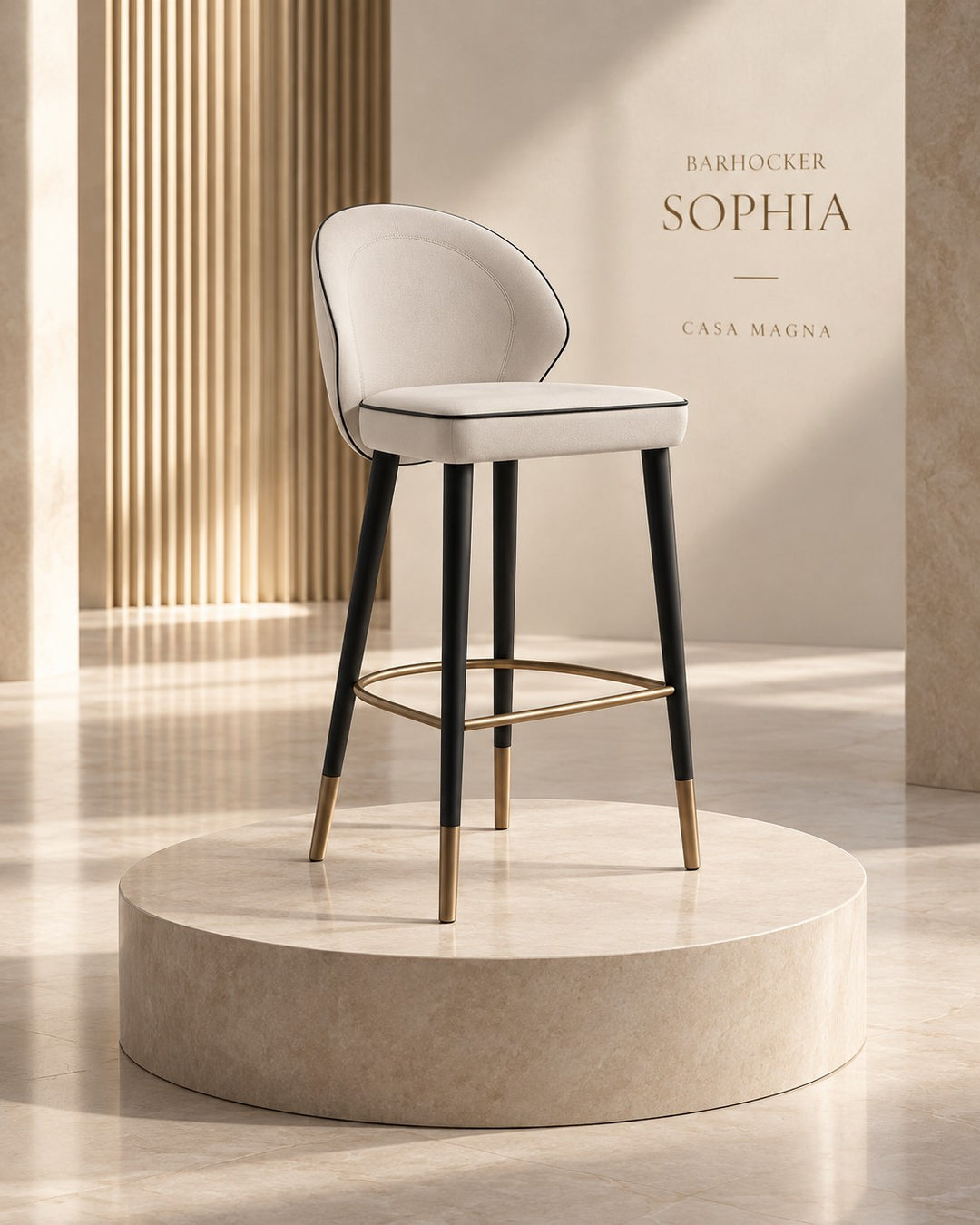 Casa Magna SOPHIA Barhocker – 50 × 45 × 109 cm