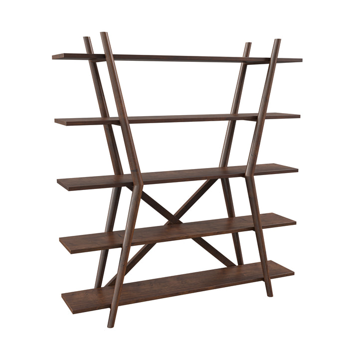 Dôme Deco BILBO Bücherregal in Braun – Design-Wohnaccessoire im modernen Dôme-Deco-Stil