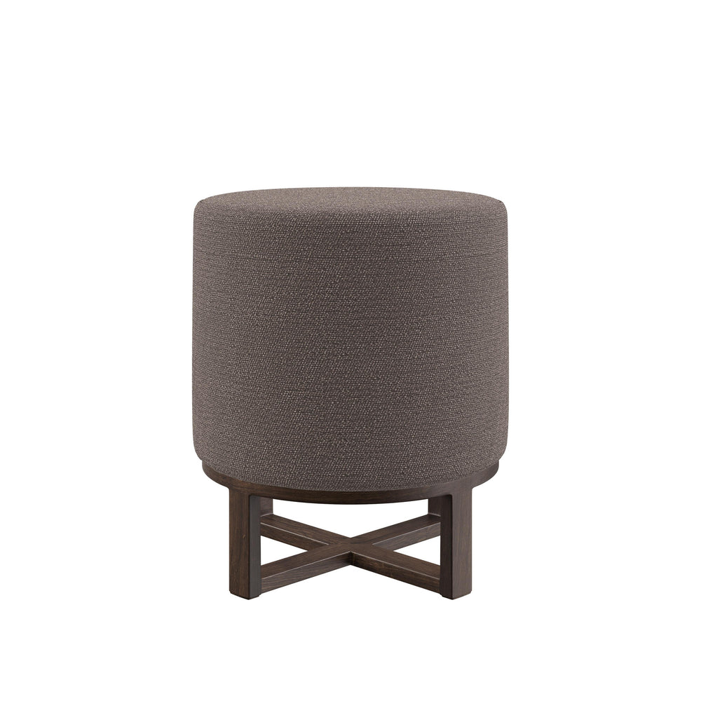Dôme Deco FLYNN Hocker in Creme – Designhocker für moderne Wohnräume
