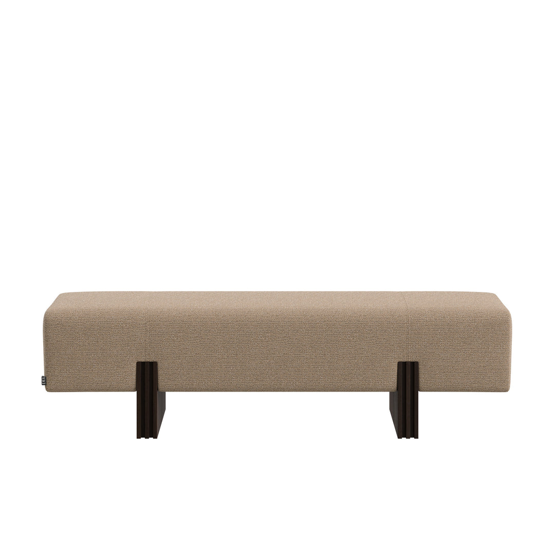 Dôme Deco LANDON Bank in Creme – Design-Wohnaccessoire im modernen Dôme-Deco-Stil