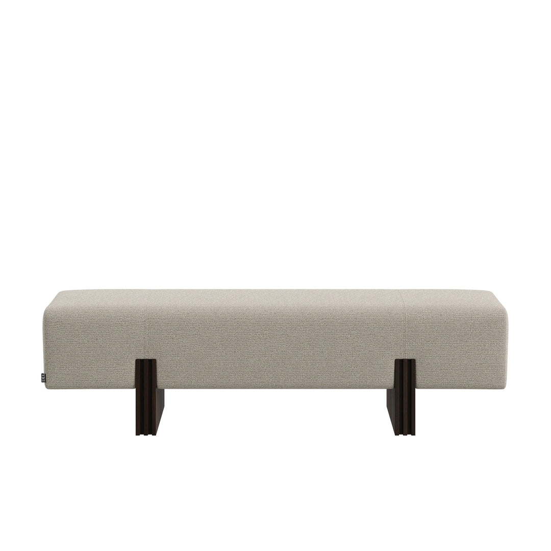 Dôme Deco LANDON Bank in Creme – Design-Wohnaccessoire im modernen Dôme-Deco-Stil