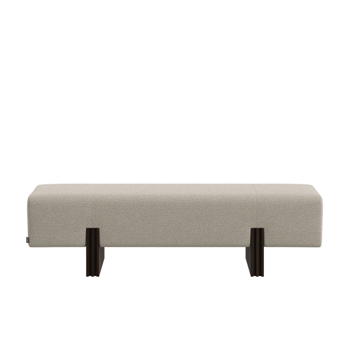 Dôme Deco LANDON Bank in Creme – Design-Wohnaccessoire im modernen Dôme-Deco-Stil