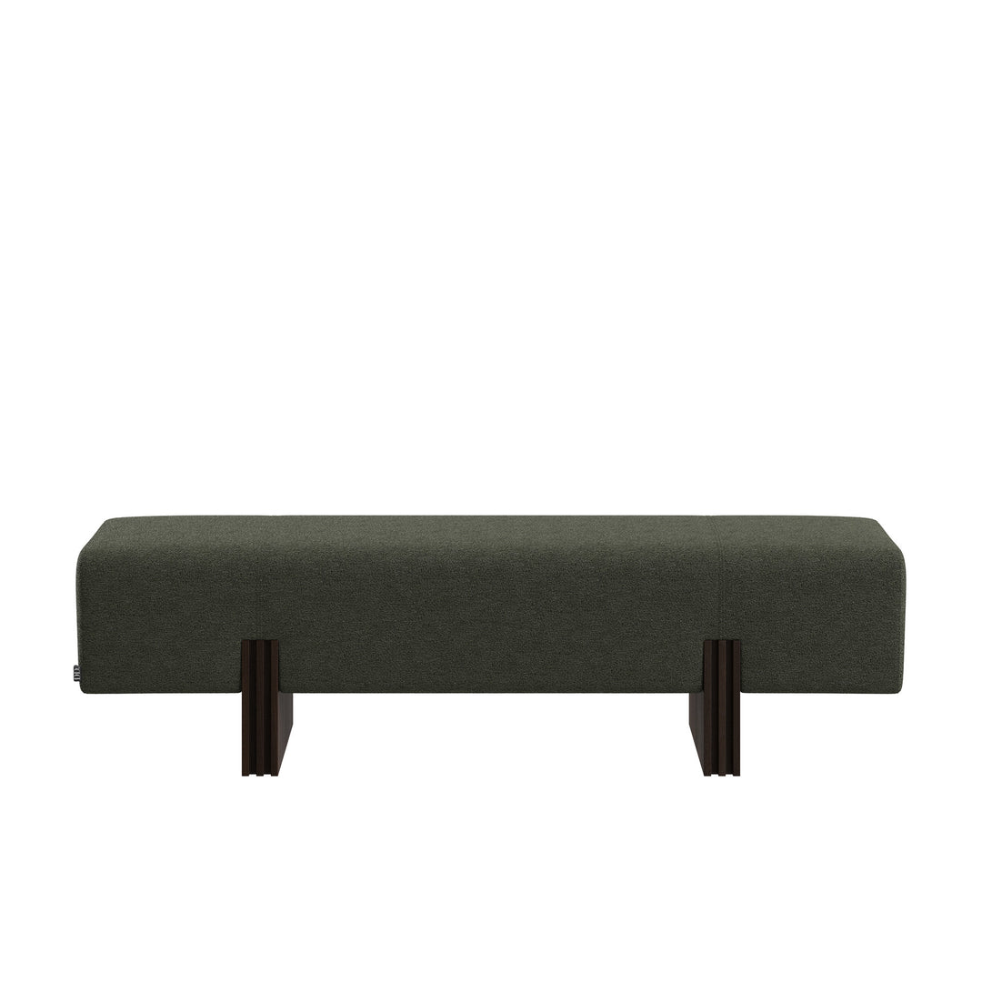 Dôme Deco LANDON Bank in Creme – Design-Wohnaccessoire im modernen Dôme-Deco-Stil