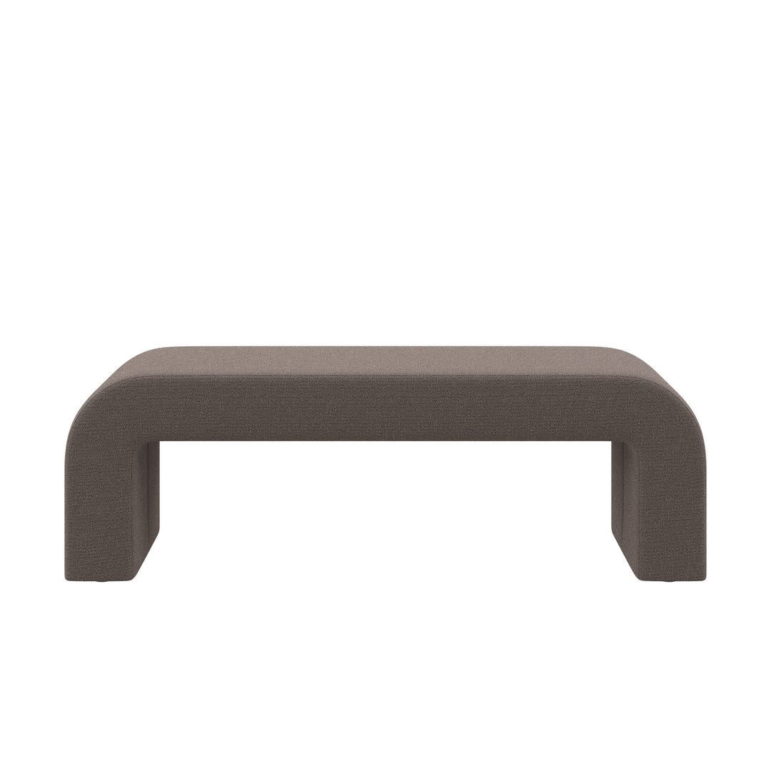 Dôme Deco CALUM Bank in Creme – Design-Wohnaccessoire im modernen Dôme-Deco-Stil