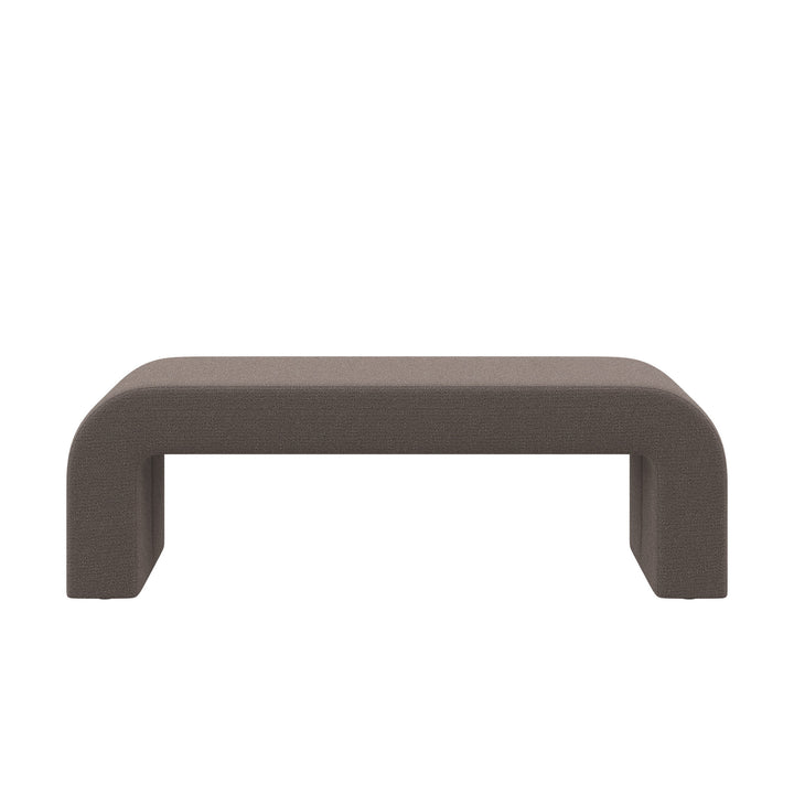 Dôme Deco CALUM Bank in Creme – Design-Wohnaccessoire im modernen Dôme-Deco-Stil