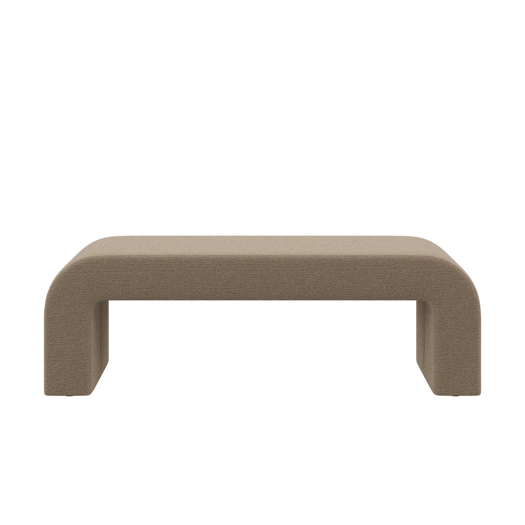 Dôme Deco CALUM Bank in Creme – Design-Wohnaccessoire im modernen Dôme-Deco-Stil