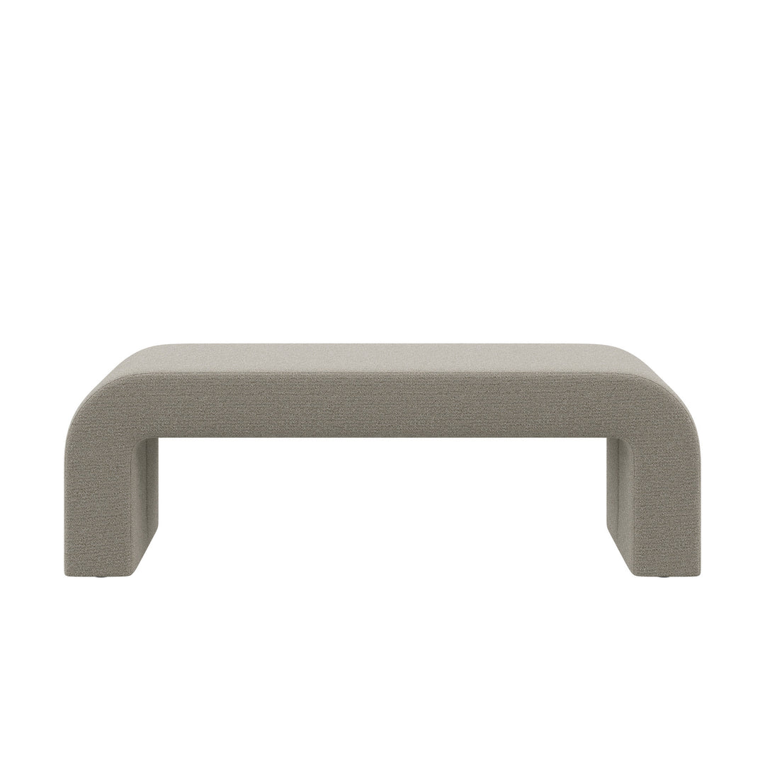 Dôme Deco CALUM Bank in Creme – Design-Wohnaccessoire im modernen Dôme-Deco-Stil