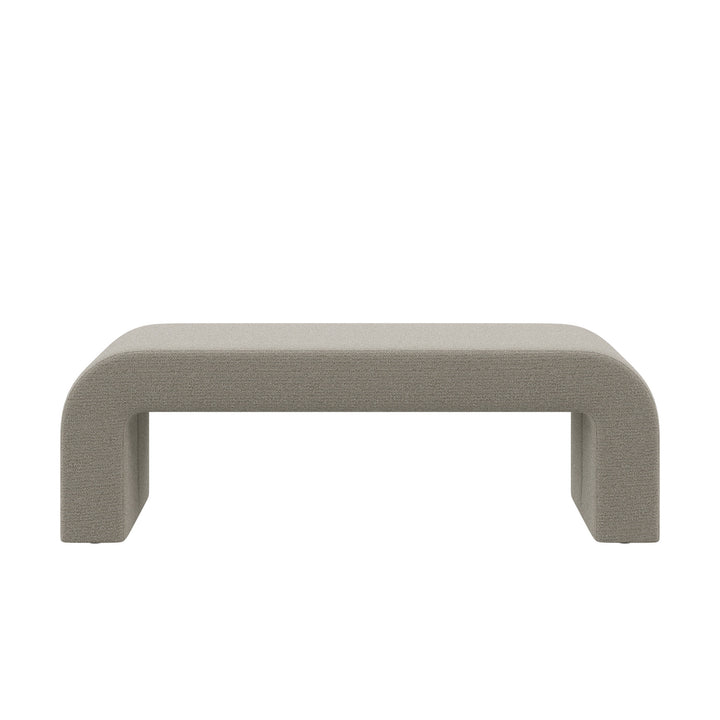 Dôme Deco CALUM Bank in Creme – Design-Wohnaccessoire im modernen Dôme-Deco-Stil