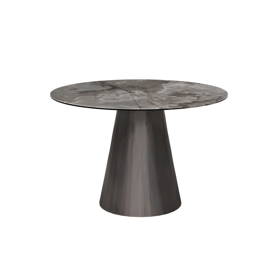 Dôme Deco VENETO Esstisch S in Choco, Small – moderner Design-Esstisch