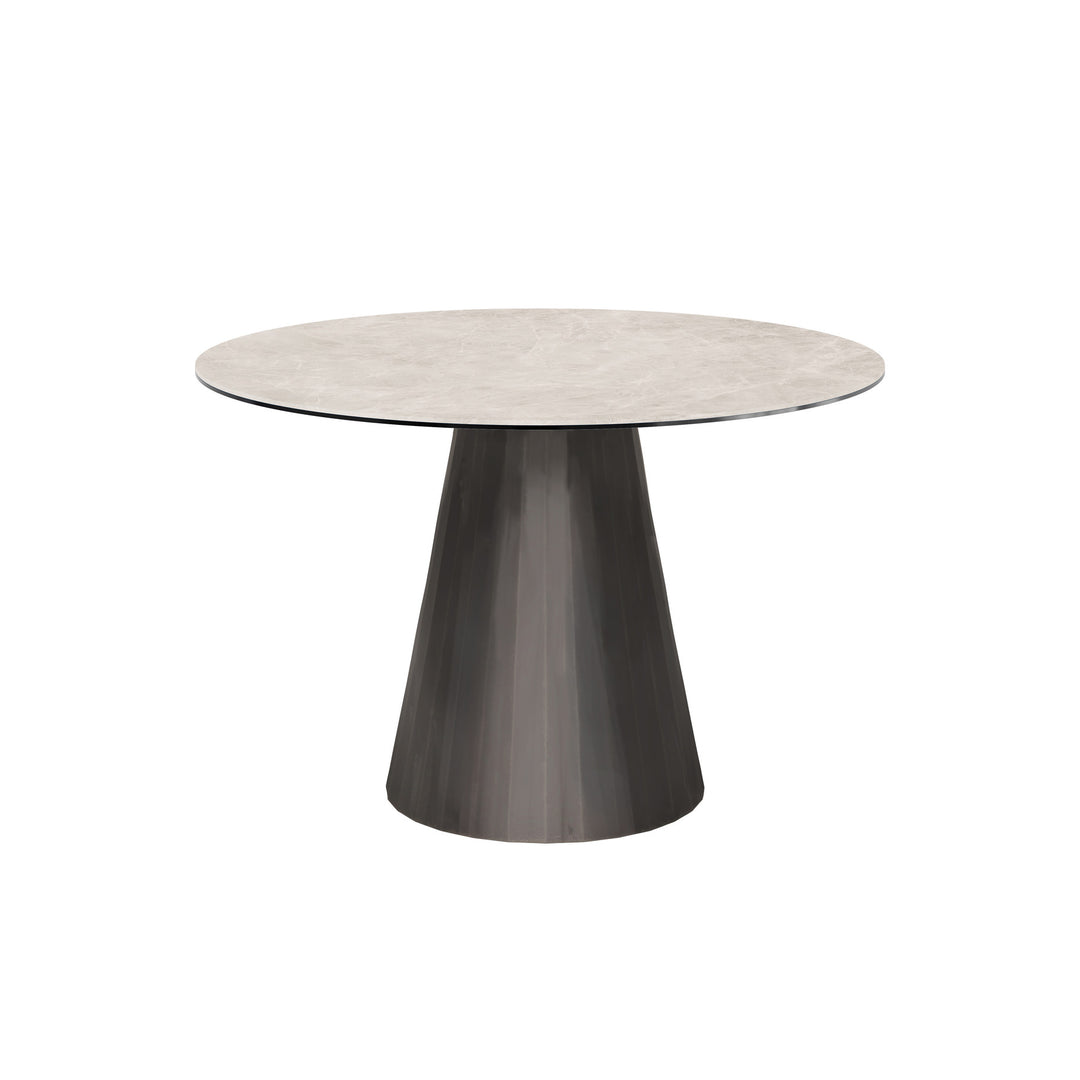 Dôme Deco VENETO Esstisch S in Creme, Small – moderner Design-Esstisch