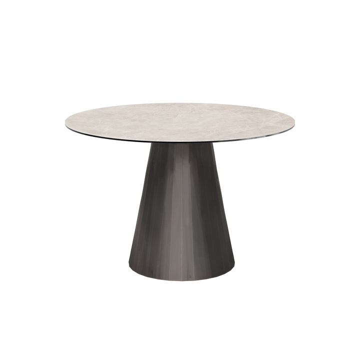 Dôme Deco VENETO Esstisch S in Creme, Small – moderner Design-Esstisch