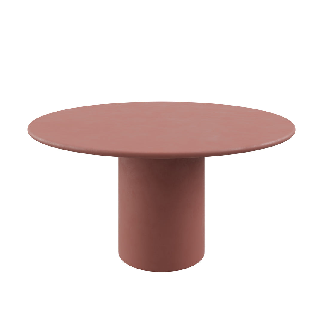 Dôme Deco LAYA Esstisch in Rot – moderner Design-Esstisch