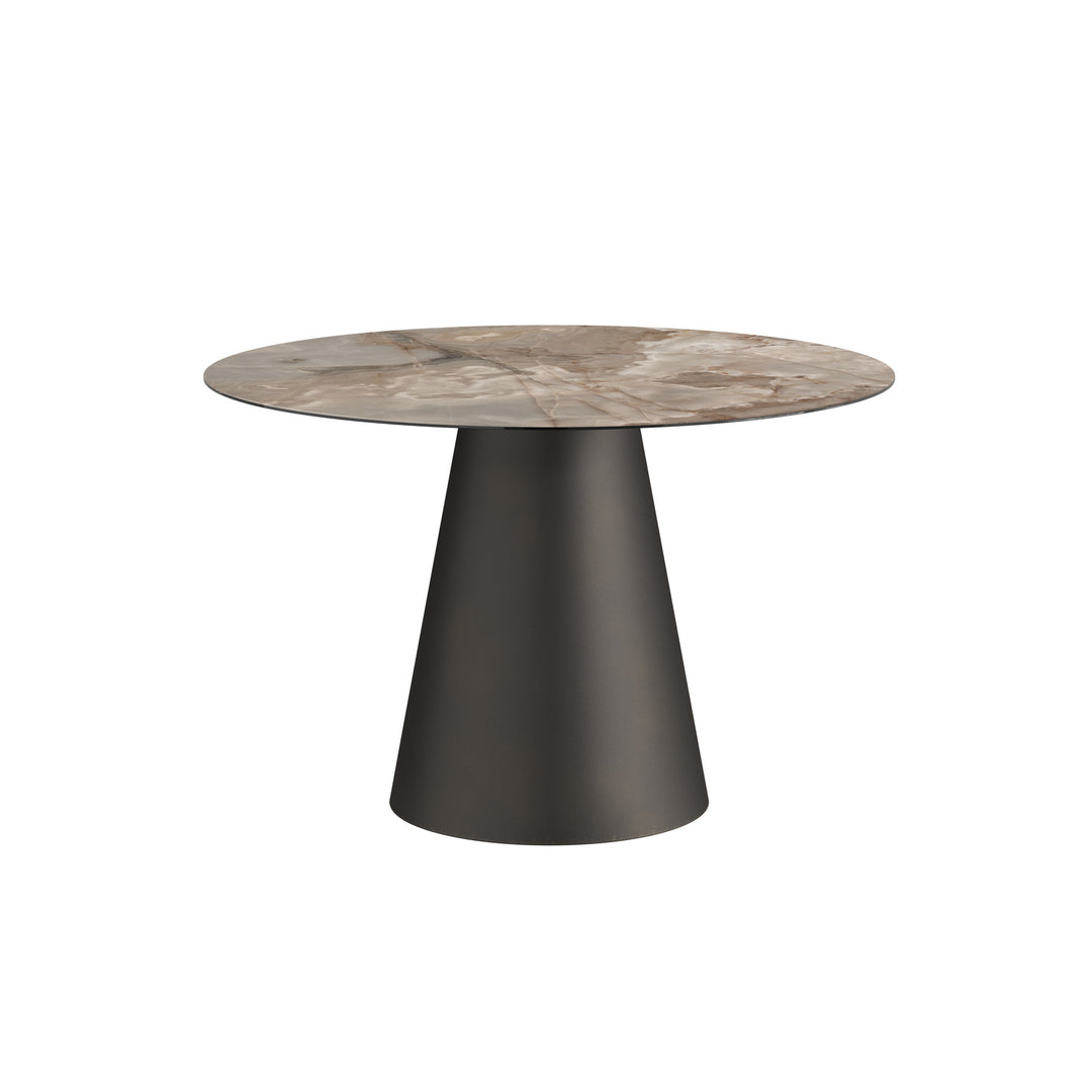 Dôme Deco KALIBO Esstisch S in Choco, Small – moderner Design-Esstisch
