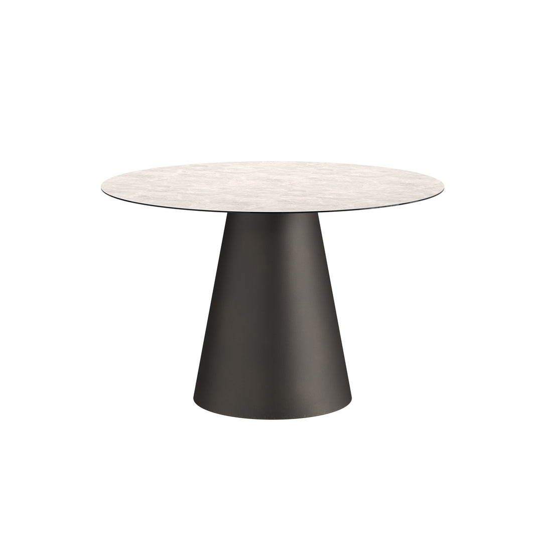 Dôme Deco KALIBO Esstisch S in Creme, Small – moderner Design-Esstisch