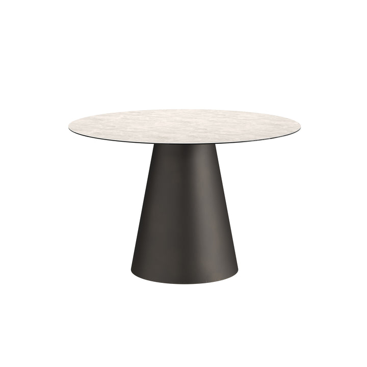 Dôme Deco KALIBO Esstisch S in Creme, Small – moderner Design-Esstisch