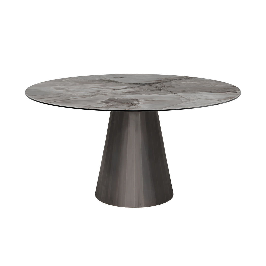 Dôme Deco VENETO Esstisch M in Choco, Medium – moderner Design-Esstisch