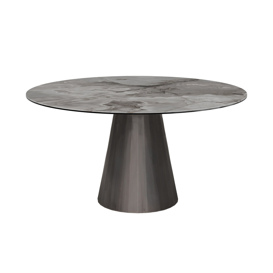 Dôme Deco VENETO Esstisch M in Choco, Medium – moderner Design-Esstisch