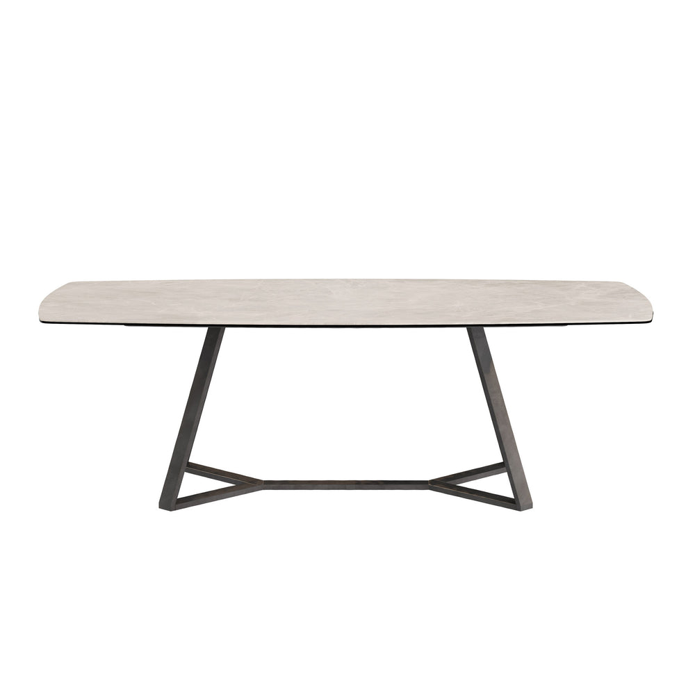 Dôme Deco VENETO Esstisch L in Creme, Large – moderner Design-Esstisch
