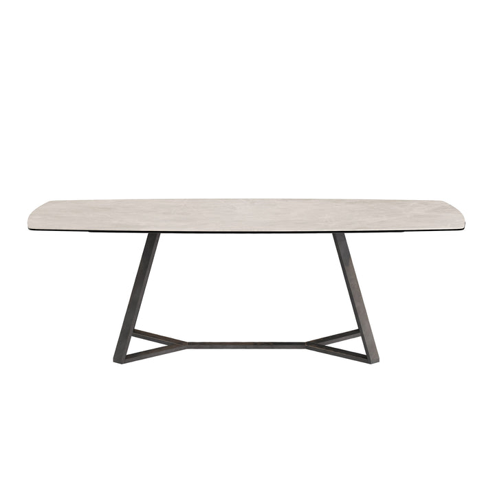 Dôme Deco VENETO Esstisch L in Creme, Large – moderner Design-Esstisch