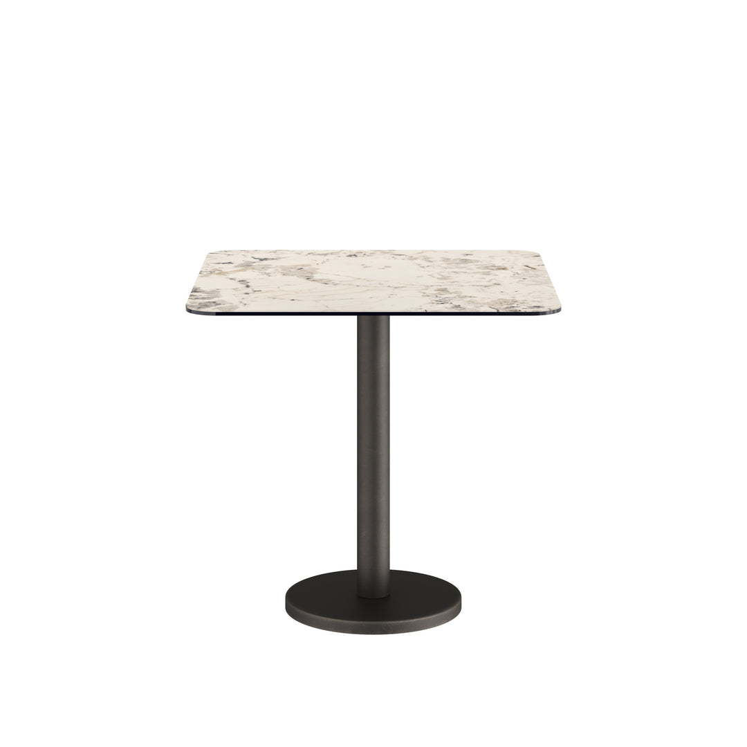 Dôme Deco BARI Bistrotisch quadratisch - 80cm in Tundra – moderner Design-Esstisch
