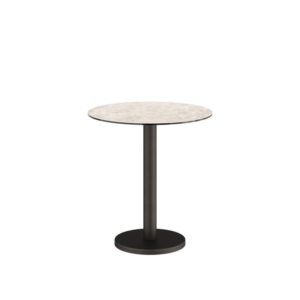 Dôme Deco BARI Bistrotisch rund in Creme – moderner Design-Esstisch