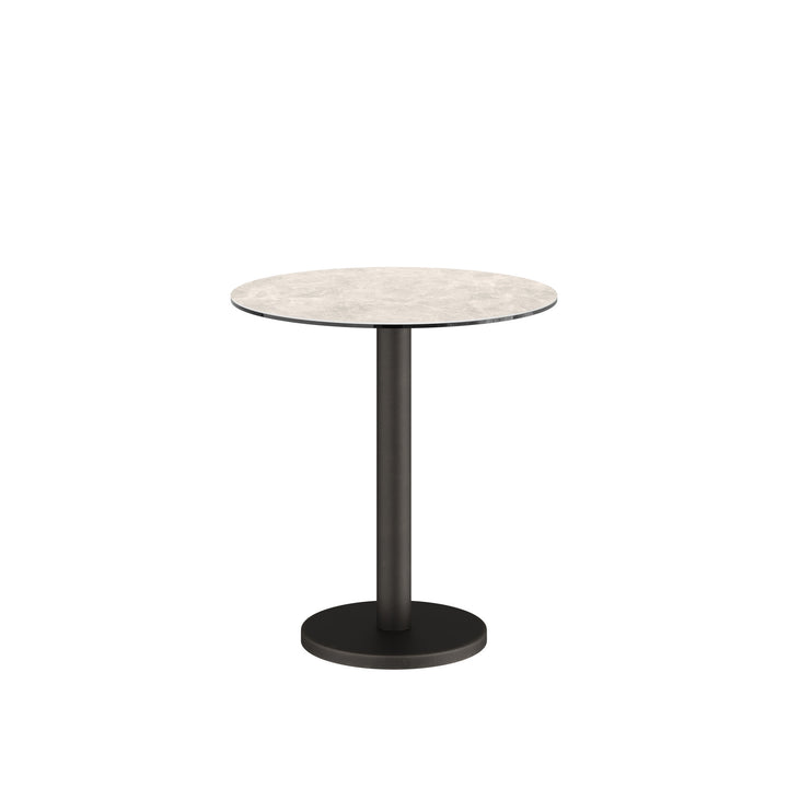 Dôme Deco BARI Bistrotisch rund in Creme – moderner Design-Esstisch