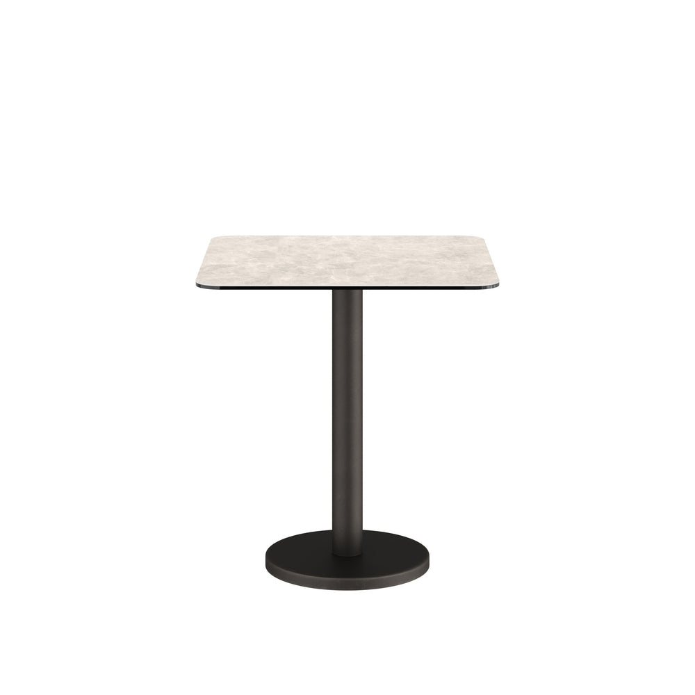 Dôme Deco BARI Bistrotisch quadratisch in Creme – moderner Design-Esstisch