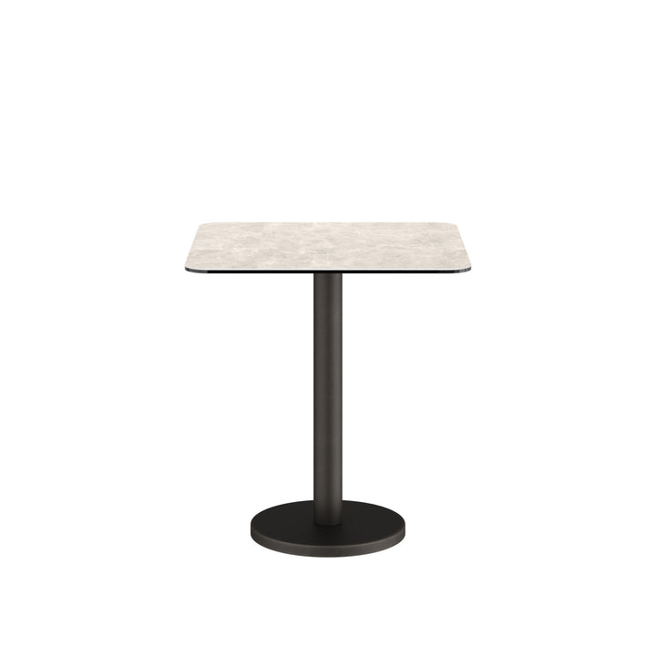 Dôme Deco BARI Bistrotisch quadratisch in Creme – moderner Design-Esstisch