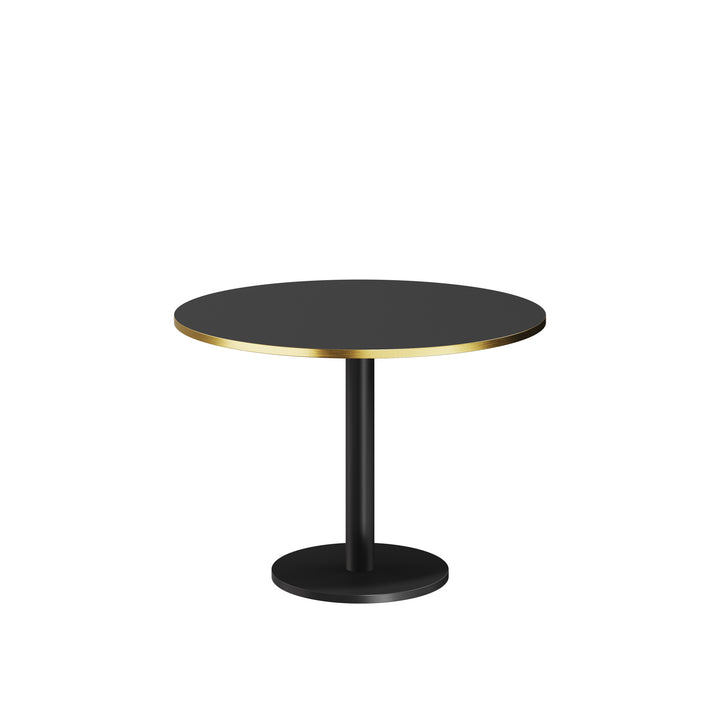 Dôme Deco MARAIS low Esstisch in Schwarz – moderner Design-Esstisch