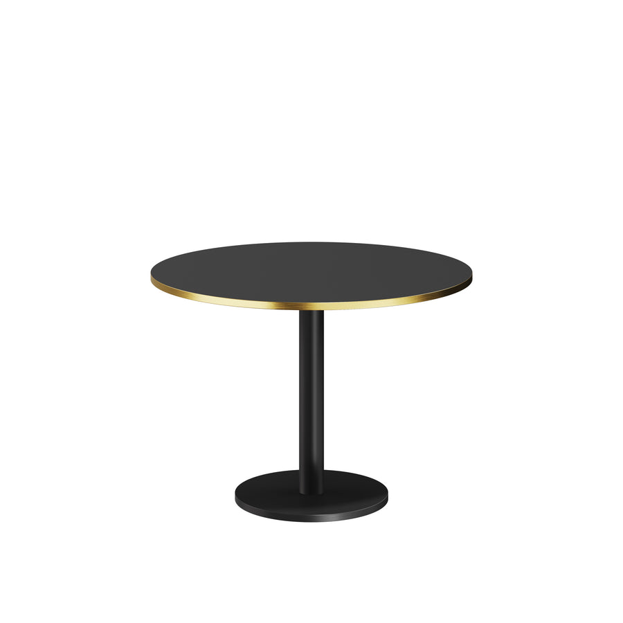Dôme Deco MARAIS low Esstisch in Schwarz – moderner Design-Esstisch